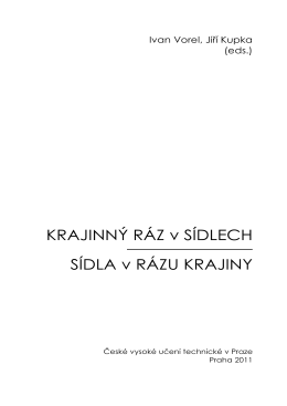 Krajinný ráz v sídlech - Aktuální otázky ochrany krajinného rázu