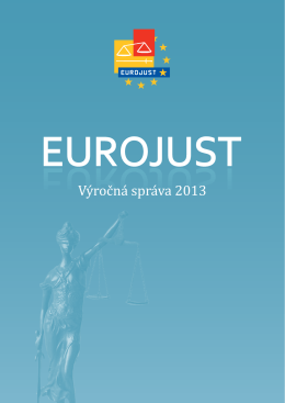 Výročná správa 2013 - Eurojust