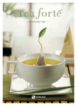 TEA FORTE katalog 2012 - SK - CS4