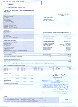 SSE, a.s. - radobica