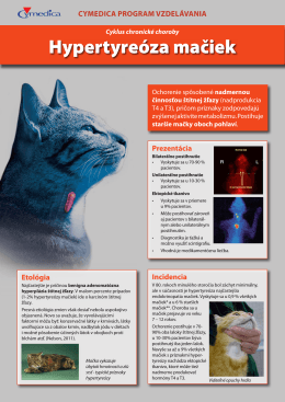 Hypertyreóza mačiek