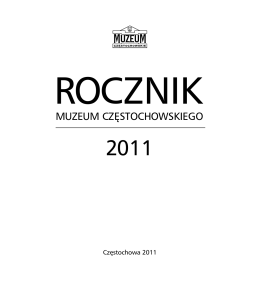 Do pobrania plik PDF - Muzeum Rocznik 2011