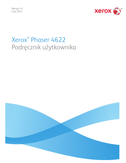 Xerox® Phaser 4622 Podręcznik użytkownika