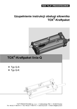 TOX -Kraftpaket linia-Q - Tox Pressotechnik sp. z o.o.