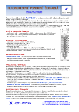 NAUTIC 4SP - veľkosti 4" (PDF verzia)