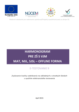 E-T9 Harmonogram 15.04.2015 offline/ZS s VJM