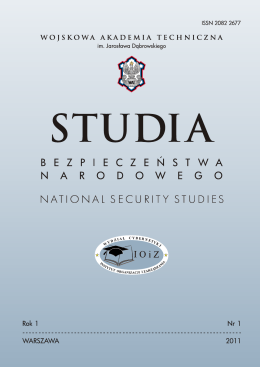 Studia Bezpieczeństwa Narodowego nr I t. 2, 2011