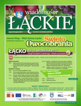 Wiadomości Łąckie LIPIEC / SIERPIEŃ 2011
