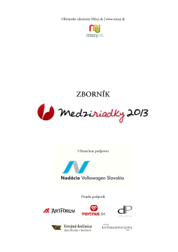 Zborník 2013 (PDF)