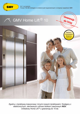 HOME LIFT .pdf - GMV Polska Sp. z oo