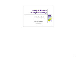 Analytic Pattern (Analytické vzory)