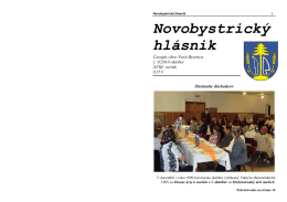 Novobystrický hlásnik 09 (október)