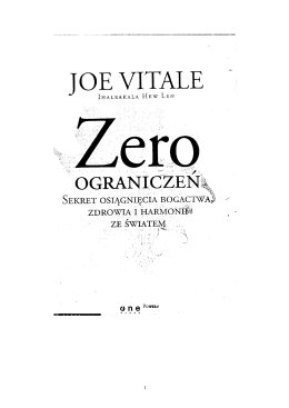Zero Ograniczeń - Joe Vitale