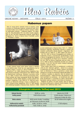 Obecné noviny 1/2013