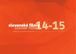 Slovenské filmy / Slovak Films 14-15