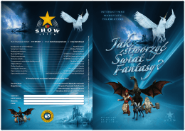 folder A3 do A4 swiat fantasy... - Teatr Show