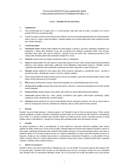 Vzorové pravidlá FIATA pre zasielateľské služby v znení