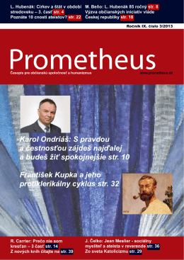 Prometheus 3/2013 Stiahnite si (pdf)