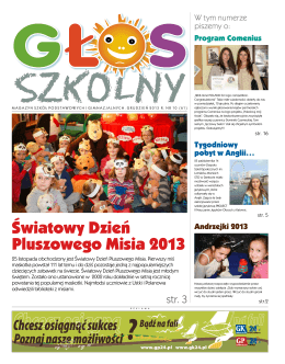 Pobierz>>> Głos Szkolny, wydany 16 grudnia 2013r.