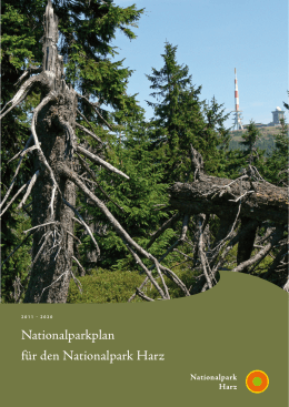 Nationalparkplan für den Nationalpark Harz