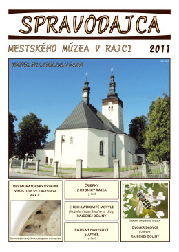 mestského múzea v rajci mestského múzea v rajci 2011