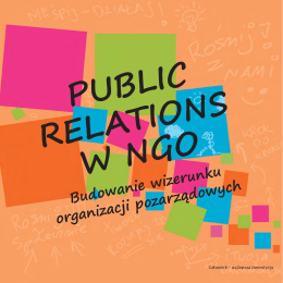 Public Relations w NGO. Budowanie wizerunku