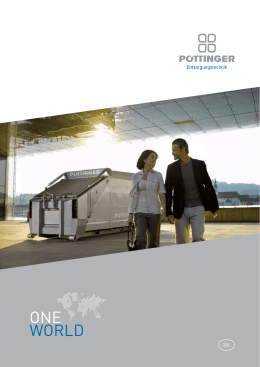 Program catalogue One World - Pöttinger Entsorgungstechnik GmbH
