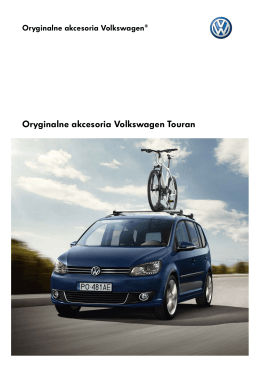 Oryginalne akcesoria Volkswagen Touran - Jodko