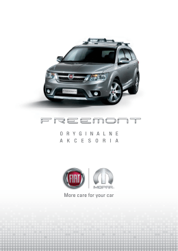 Fiat Freemont - akcesoria - Fiat