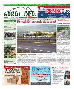 Nr 38/2014 - Góral Info