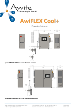 AwiFLEX Cool+ - AWITE Bioenergie GmbH