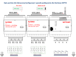 Dokładny schemat podłączenia i wyprowadzeń Sterboxa WPTD i