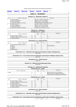 Page 1 of 4 2011-05-10 http://ekw.ms.gov.pl/pdcbdkw/pdcbdkw.html