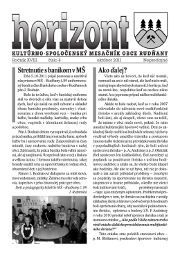 Horizont číslo 8/2011 (.pdf)