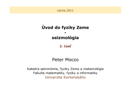 Peter Moczo - Fyzika Zeme
