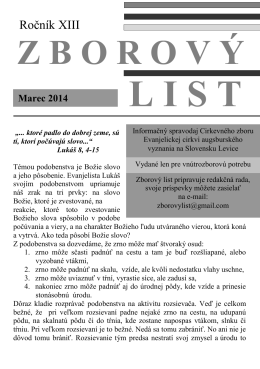 Marec 2014.pdf - Domov - ECAV