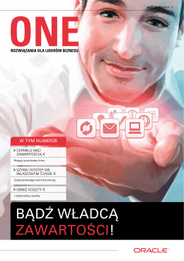 ONE Catalogue Maj 2012 – TECH
