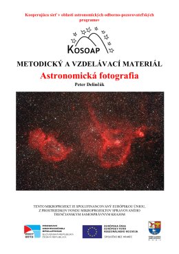 Astronomická fotografia - Hvězdárna Valašské Meziříčí