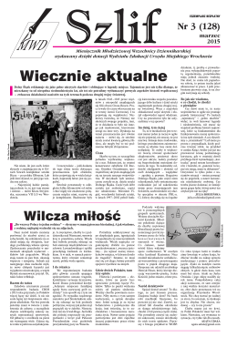 „Szlif” nr 03 2015 - dziennikarzerp.eu | dziennikarzerp.eu