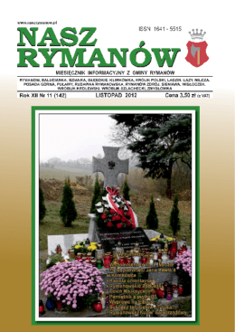 Listopad PDF - Nasz Rymanów