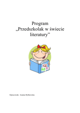 Program „Przedszkolak w świecie literatury”