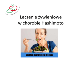 Leczenie żywieniowe w chorobie Hashimoto
