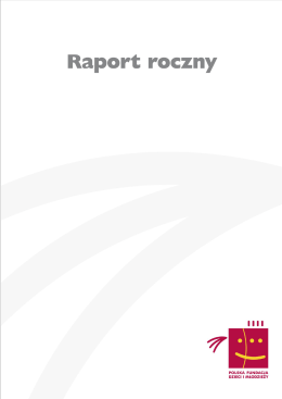 Raport 2010 - Polska Fundacja Dzieci i Młodzieży
