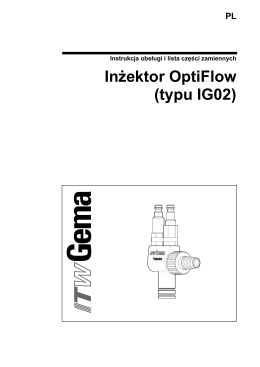 Inżektor OptiFlow (typu IG02)