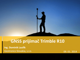 GNSS prijímač Trimble R10