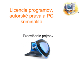 Licencie programov