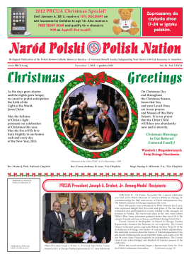 Naród Polski Polish Nation Christmas Greetings