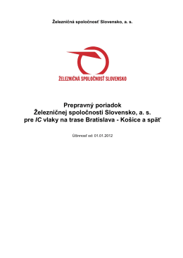 PP ZSSK IC - STREKA.net