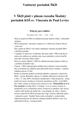 dokument vo formáte .PDF - ŠKD sv. Vincenta de Paul Levice