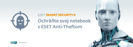 Ochráňte svoj notebook s ESET Anti